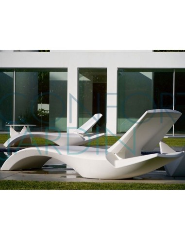 Bain de soleil design ZOE avec dossier réglable - MYYOUR - Confort Jardin