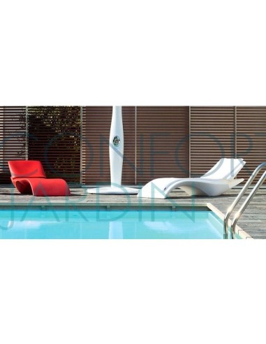 Bain de soleil design ZOE avec dossier réglable - MYYOUR - Confort Jardin