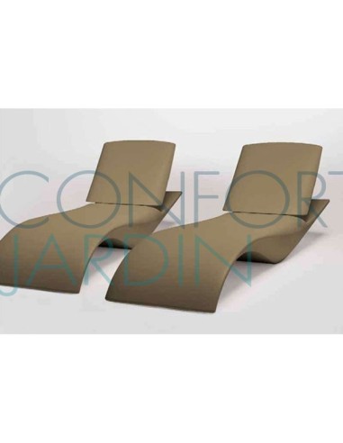 Bain de soleil design ZOE avec dossier réglable - MYYOUR - Confort Jardin