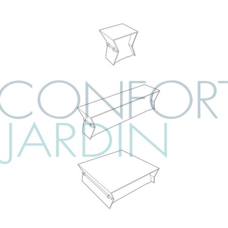 Tabouret Zen / JAPAN - AUCOUTURIER - Confort Jardin