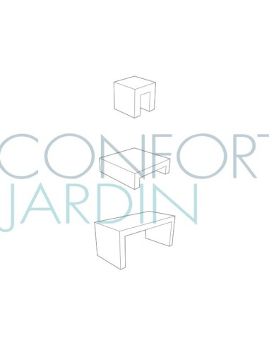 Table familiale rectangulaire ARCHE - AUCOUTURIER - Confort Jardin