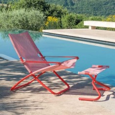 Chaise longue SNOOZE - blanc mat - glace - EMU 2