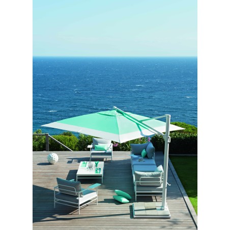 Parasol excentré Easy Shadow complet, Vlaemynck