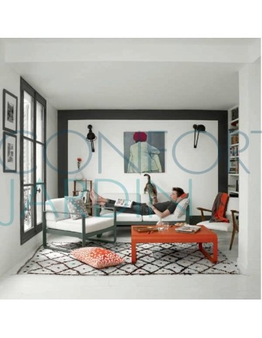 Fauteuil - BELLEVIE - Gris flanelle - FERMOB - Confort Jardin - Les Issambres