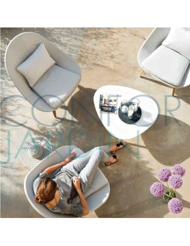 Fauteuil bas - VANITY - VLAEMYNCK - Confort Jardin - Les Issambres