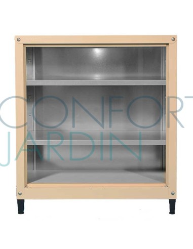 Armoire métallique pour balcon et jardin 90/80 cm