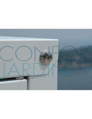 Armoire métallique pour balcon et jardin 120/100 cm