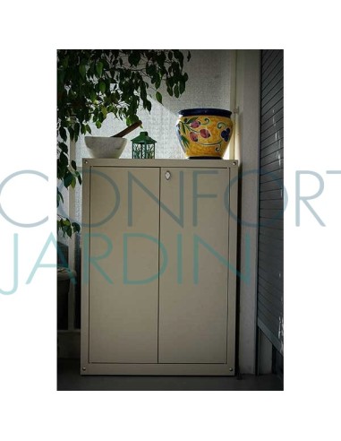 Armoire métallique pour balcon et jardin 90/90 cm
