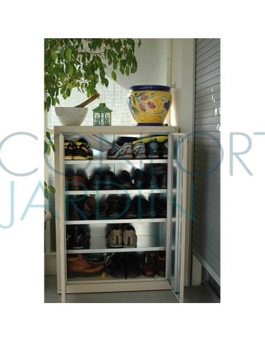 Armoire métallique pour balcon et jardin 90/40 cm