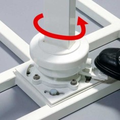 Socle blanc pour parasol excentré Easy Shadow et Pagoda Vlaemynck