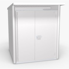 Abri de jardin AVANTGARDE - 180 x 220 cm - porte double - BIOHORT 2