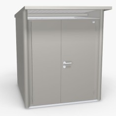 Abri de jardin AVANTGARDE - 180 x 220 cm - porte double - BIOHORT