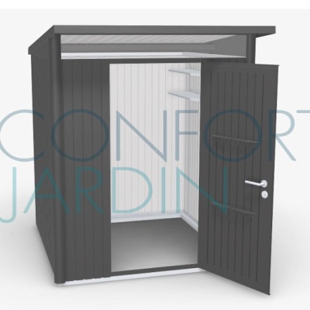 Abri de jardin AVANTGARDE - 180 x 220 cm - porte standard - BIOHORT
