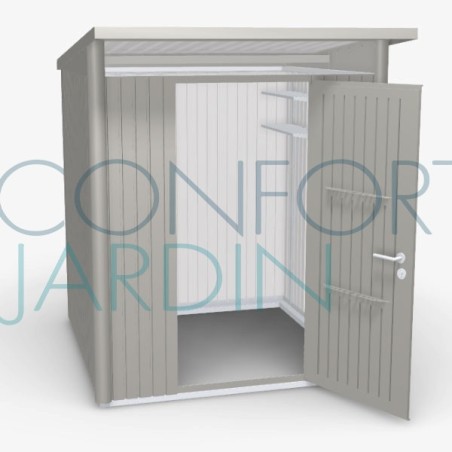 Abri de jardin AVANTGARDE - 180 x 220 cm - porte standard - BIOHORT