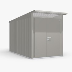 Abri de jardin AVANTGARDE - 180 x 380 cm - porte double - BIOHORT