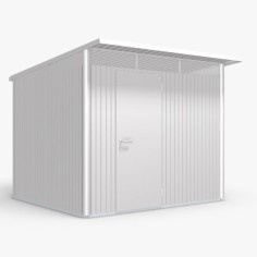 Abri de jardin AVANTGARDE - 260 x 260 cm - porte standard - BIOHORT 2