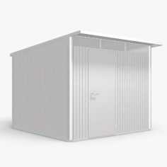 Abri de jardin AVANTGARDE - 260 x 300 cm - porte standard - BIOHORT 2