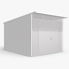 Abri de jardin AVANTGARDE - 260 x 380 cm - porte double - BIOHORT 2