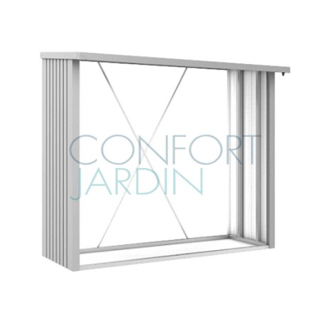 Abri bûches et armoire à outils Woodstock - taille 230 - BIOHORT