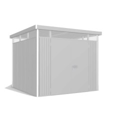 Abri de jardin HIGHLINE- taille H4 275 x 275 cm - porte double - BIOHORT