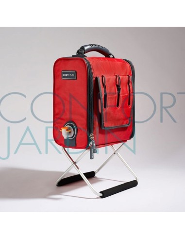 Fontaine à boisson isotherme - uni rouge - CUBICOOL