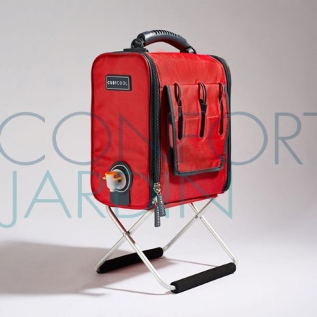 Fontaine à boisson isotherme - uni rouge - CUBICOOL