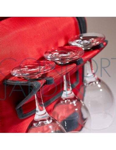 Fontaine à boisson isotherme - uni rouge - CUBICOOL