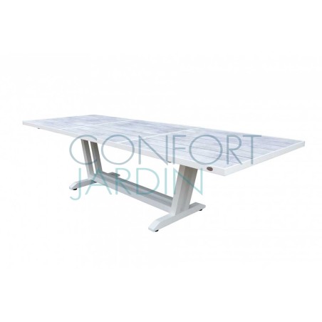 Table extensible AMAKA - 170/230 x 90 cm - béton ciré - LES JARDINS
