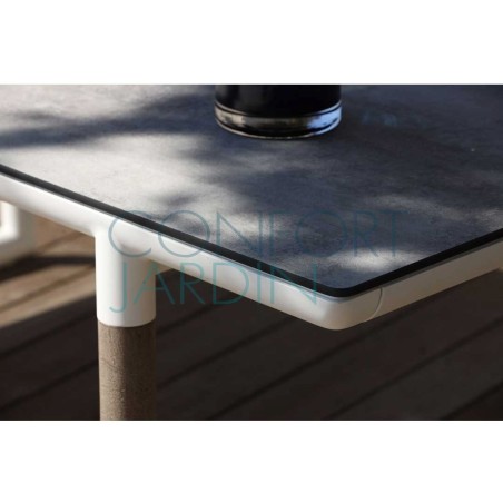 Table extensible BASTINGAGE - blanche - LES JARDINS