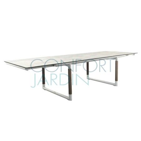 Table extensible BASTINGAGE - blanche - LES JARDINS