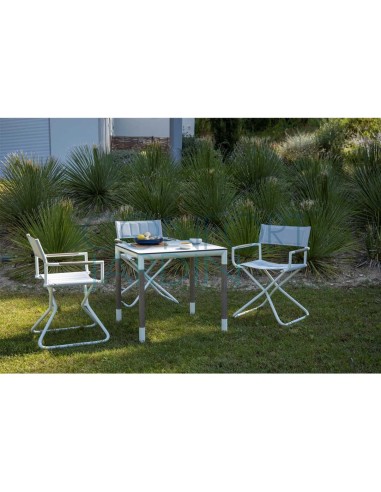 Table bistro carrée BASTINGAGE - LES JARDINS