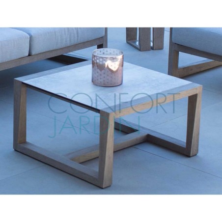 Table basse 80 x 80 cm SKAAL - LES JARDINS