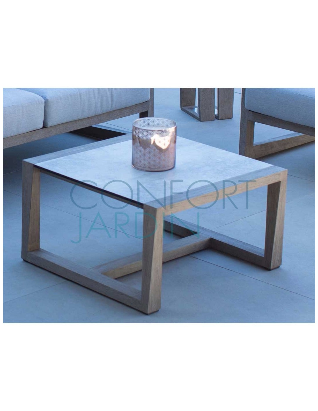 Table basse 80 x 80 cm SKAAL LES JARDINS