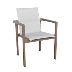 Fauteuil repas empilable SKAAL - LES JARDINS