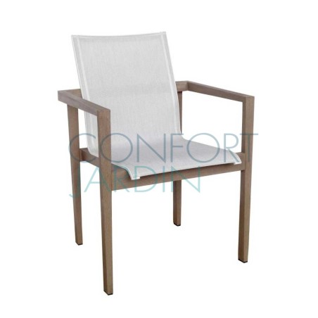 Fauteuil repas empilable SKAAL - LES JARDINS