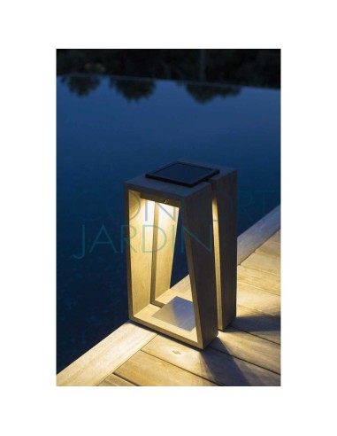 Lanterne solaire SKAAL - hauteur 39 cm - LES JARDINS