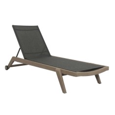 Bain de soleil empilable COPENHAGUE - grafito - LES JARDINS