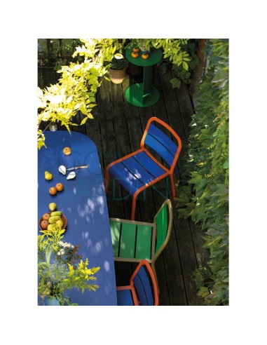 Table MARUMI medium - plateau aluminium laqué - EGO