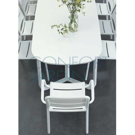 Table MARUMI medium - plateau aluminium laqué - EGO