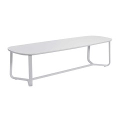 Table MARUMI large - plateau aluminium laqué - EGO