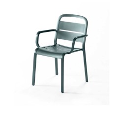 Chaise repas MARUMI - aluminium laqué - EGO 2