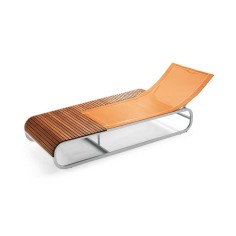 Bain de soleil design TANDEM - teck - EGO