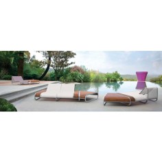 Table basse carrée TANDEM - teck - EGO 2