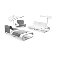 Table basse carrée TANDEM - corian - EGO 2