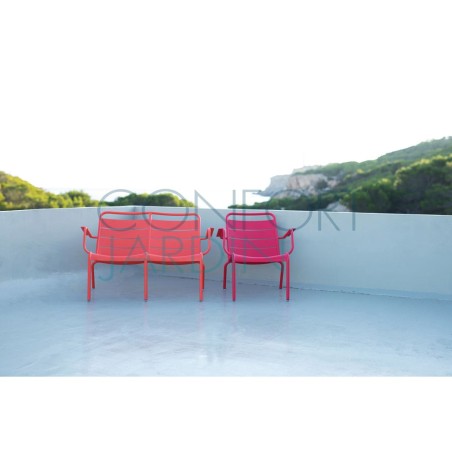 Fauteuil bas duo - LUXEMBOURG - FERMOB
