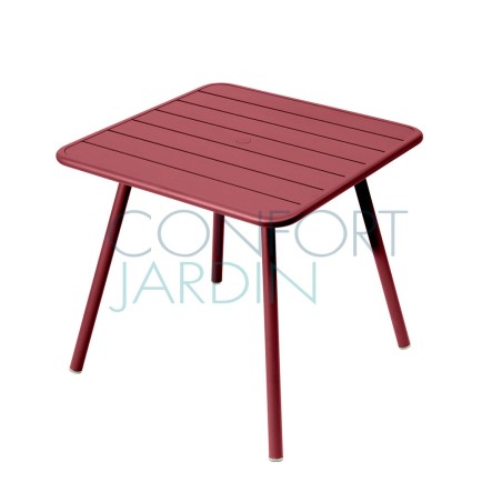 Table 4 pieds 80 x 80 cm Luxembourg - FERMOB
