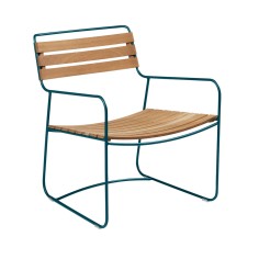 Fauteuil bas en teck - SURPRISING - FERMOB 2