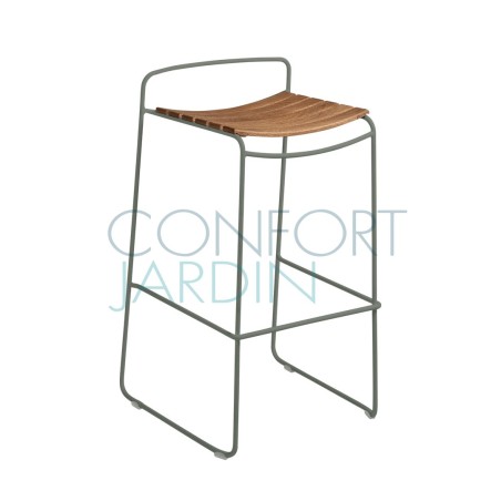 Tabouret de bar en teck - SURPRISING - FERMOB