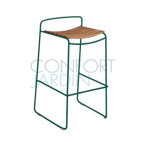 Tabouret de bar en teck - SURPRISING - FERMOB