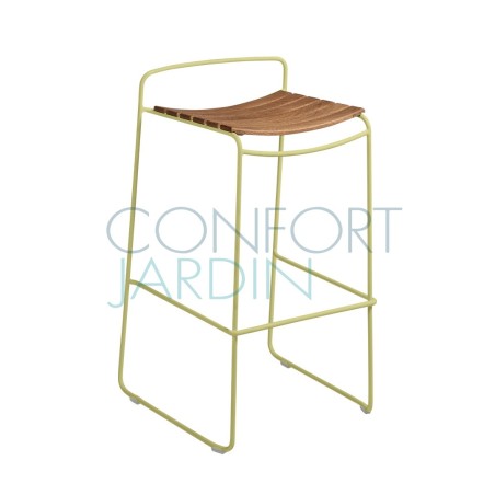 Tabouret de bar en teck - SURPRISING - FERMOB